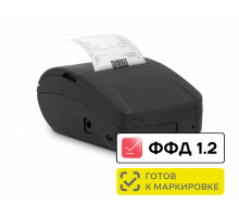 ККТ АТОЛ 1Ф. Черный. с ФН 1.2 15 мес. USB. БП. 5.0