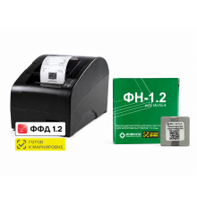 ККТ АТОЛ 20Ф. Темно-серый. с ФН 1.2 15 мес. USB. 5.0