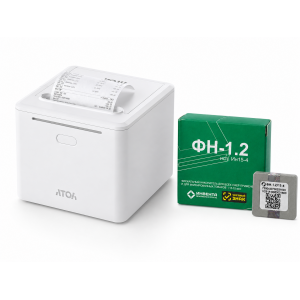 ККТ АТОЛ 22 v2 Ф. Белый. с ФН 1.2 15 мес. USB. RS-232. Ethernet. 5.0