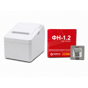 ККТ АТОЛ 27Ф. Белый. с ФН 1.2 36 мес. USB. RS-232. Ethernet. 5.0