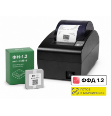 Контрольно-кассовая техника АТОЛ 55Ф. Черный. с ФН 1.2 15 мес. USB. RS-232. Ethernet. 5.0