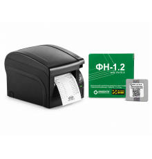 Контрольно-кассовая техника АТОЛ 77Ф. Черный. с ФН 1.2 15 мес. USB. RS-232. Ethernet. 5.0