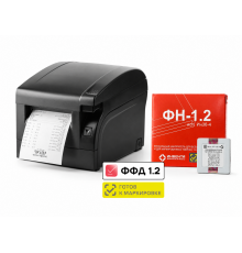 Контрольно-кассовая техника АТОЛ 77Ф. Черный. с ФН 1.2 36 мес. USB. RS-232. Ethernet. 5.0
