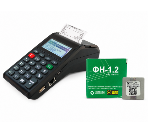 ККТ АТОЛ 91Ф. Черный. с ФН 1.2 15 мес. Ethernet. 2G. Bluetooth. Wi-Fi. 5.0