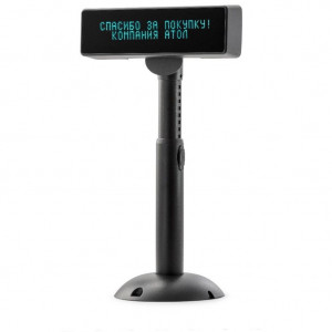 Дисплей покупателя АТОЛ PD-2800 черный, USB, зеленый светофильтр.