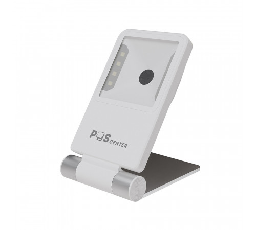Сканер штрих-кода POScenter Flip, настольный, USB, белый, с кабелем 1.5 м