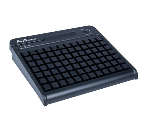 Клавиатура программируемая POScenter S84BB (84 клавиши, MSR, USB, 1,8 м, K152), чёрная