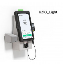 Касса самообслуживания POScenter SCO-K210 Light_V2 (21.5”, J4125, 8Gb, SSD128Gb, 2D сканер, Светофор, З цвета, полка для ПИН-пад, полка для ККТ, крепление на прилавок, крепление на стену)