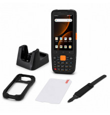 Комплект ТСД MERTECH MovFast S40 Android 13, 4GB/64GB (кредл с передачей, чехол, стекло, ремешок)