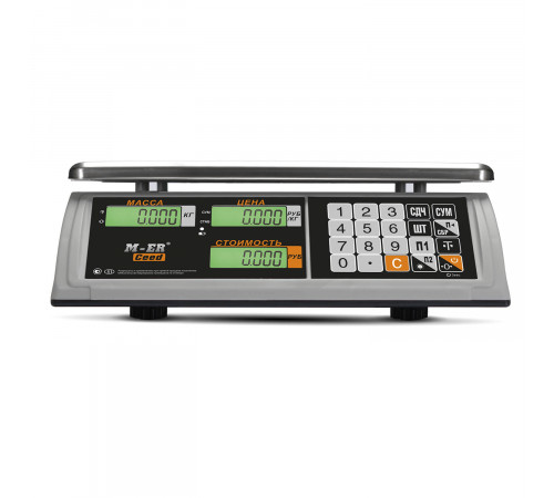 Торговые настольные весы M-ER 327 AC-15.2 Ceed LCD Белые