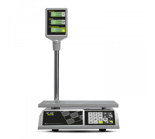 Торговые настольные весы M-ER 326 ACP-15.2 Slim LCD Белые