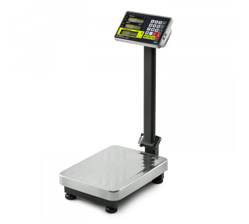 Торговые напольные весы M-ER 335 ACPU-60.10/20 TURTLE с расчетом стоимости товара LCD