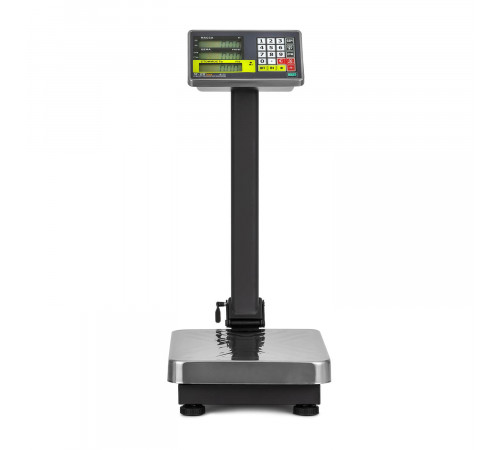 Торговые напольные весы M-ER 335 ACPU-60.10/20 TURTLE с расчетом стоимости товара LCD
