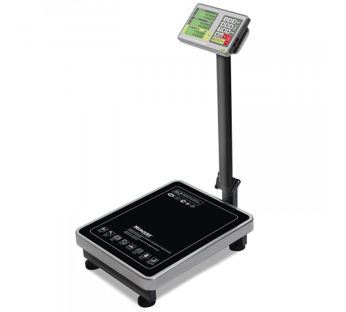 Торговые напольные весы M-ER 335 ACLP-150.20 TURTLE с расчетом стоимости товара LCD