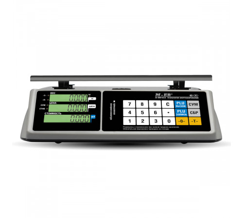 Торговые настольные весы M-ER 328 AC-6.1 TOUCH-M LCD RS232 и USB