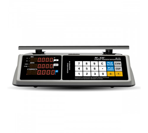 Торговые настольные весы M-ER 328 AC-6.1 TOUCH-M LED RS232 и USB