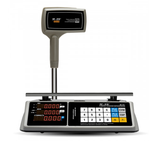 Торговые настольные весы M-ER 328 ACPX-32.5 TOUCH-M LED RS232 и USB
