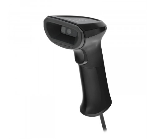 Проводной сканер штрих-кода MERTECH NS031 Ai 2Core P2D USB, USB эмуляция RS232 черный, 2м кабель