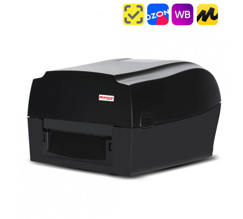Термотрансферный принтер этикеток MERTECH TLP300 TERRA NOVA USB, RS232, Ethernet Black
