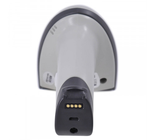 Беспроводной сканер штрих-кода MERTECH CL-2210 BLE Dongle P2D USB White с зарядно-коммуникационной подставкой Cradle