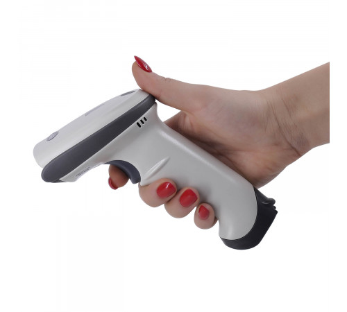 Беспроводной сканер штрих-кода MERTECH CL-2210 BLE Dongle P2D USB White с зарядно-коммуникационной подставкой Cradle