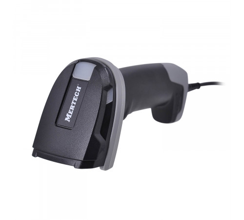Проводной сканер штрих-кода MERTECH 2420 P2D USB, USB эмуляция RS232 black