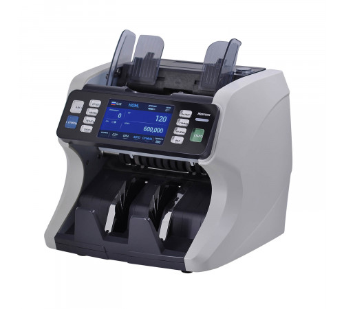 Счетчик банкнот с детектором подлинности MERTECH C-120 DOUBLE CIS MG touch screen