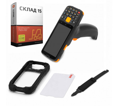 Комплект для маркировки ТСД MERTECH MovFast S45, арт. 10013 + ПО Клеверенс Склад 15