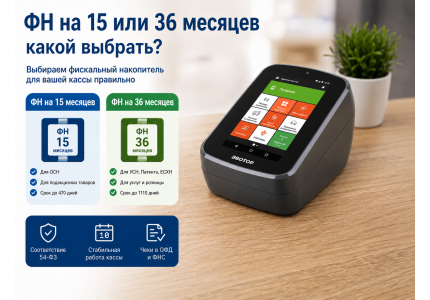 ФН на 15 или 36 месяцев в 2026 году: какой фискальный накопитель выбрать